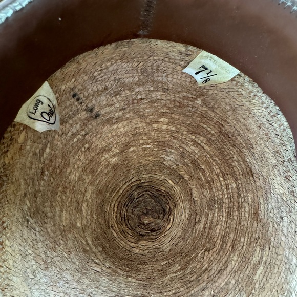 Atwood long oval vintage straw hat - Picture 9 of 9